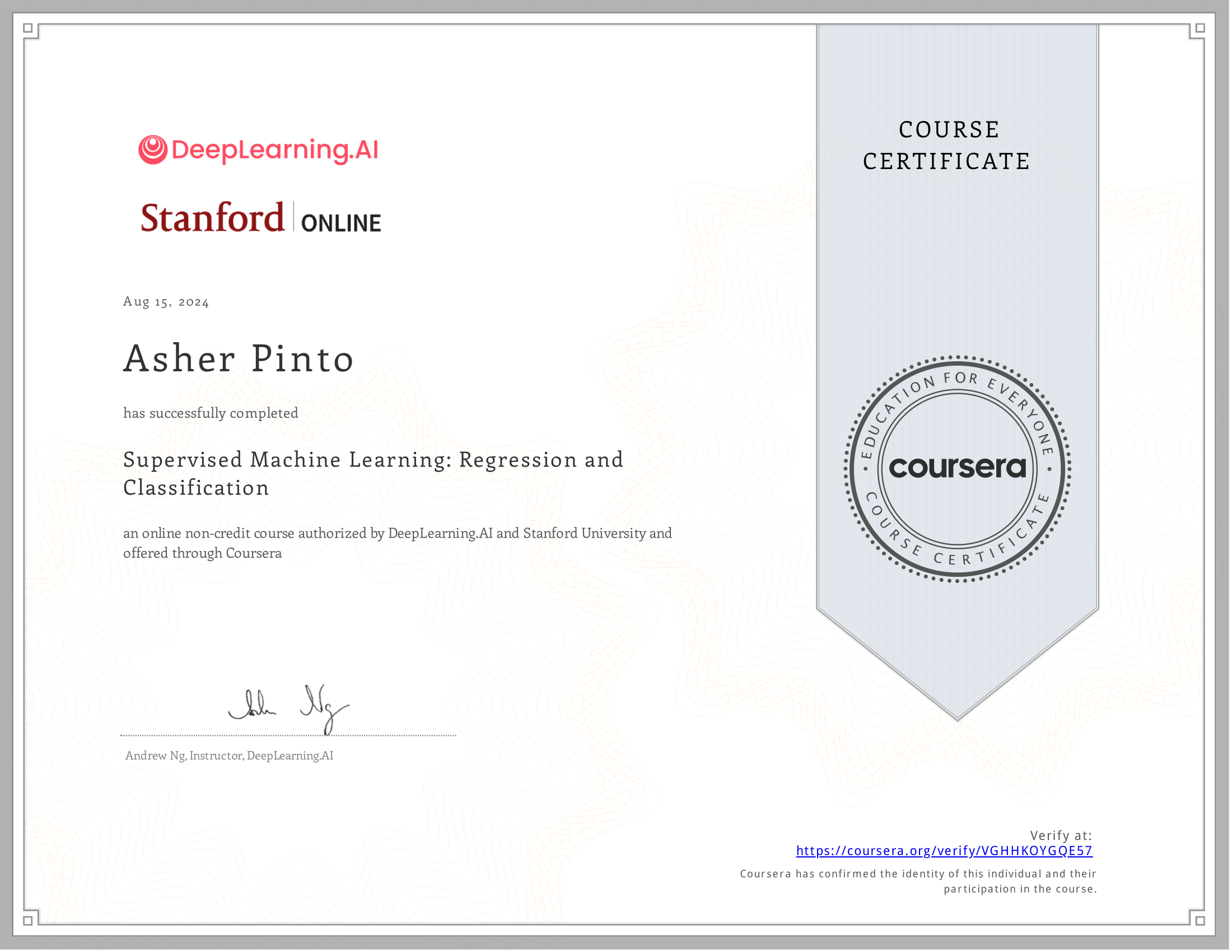 Certificate 1